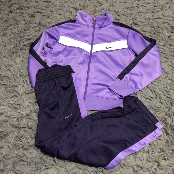 nike purple sweatsuit